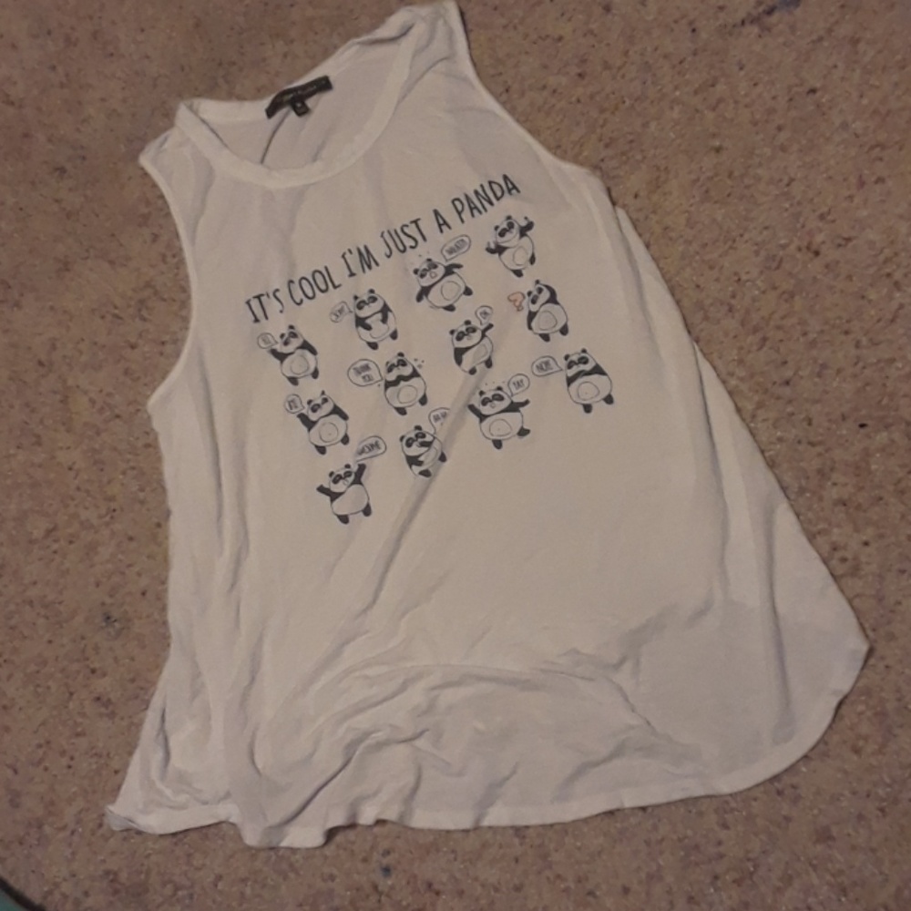Panda tank top medium